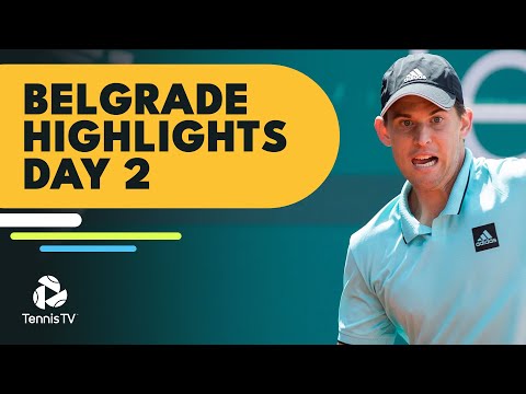 Thiem Challenges Millman On Return; Krajinović Takes On Goffin | Belgrade 2022 Highlights Day 2