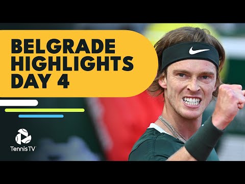 Djokovic Meets Kecmanovic; Rublev, Fognini & More Feature | Belgrade 2022 Highlights Day 4