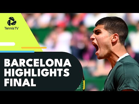 Carlos Alcaraz vs Pablo Carreno Busta For The Trophy | Barcelona 2022 Final Highlights