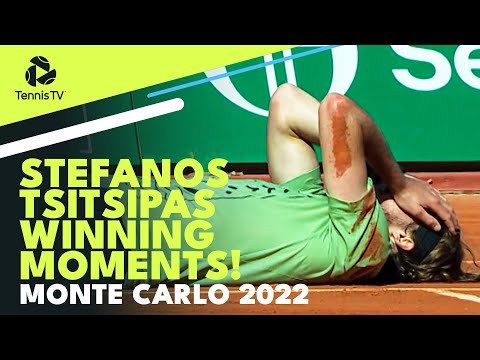 Stefanos Tsitsipas Match Point, Trophy Lift & Speech in Monte-Carlo 2022!