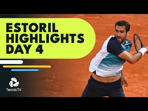 Cilic Battles Baez; Auger-Aliassime & Korda In Action | Estoril 2022 Day 4 Highlights