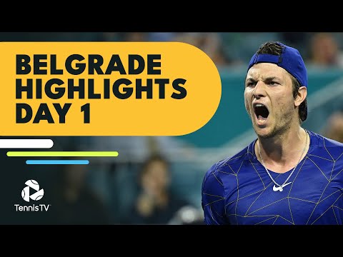 Kecmanović vs Gasquet; Fognini Faces Cecchinato | Belgrade 2022 Highlights Day 1