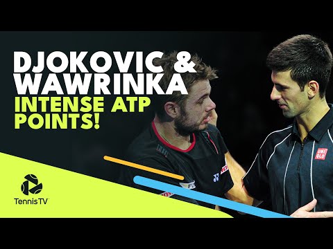 14 INTENSE & BRILLIANT Novak Djokovic vs Stan Wawrinka ATP Points! 😰