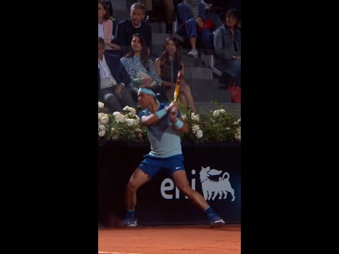 How Does Rafa Nadal Do THIS From THERE?! 😳