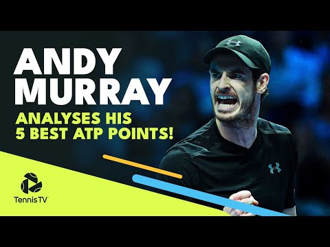 Andy Murray Analyses His Top 5 ATP Points 💫 (ft. Federer, Nadal, & Djokovic)