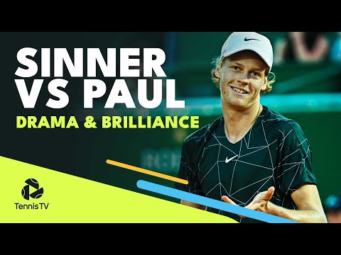 Drama & Brilliance In Jannik Sinner vs Tommy Paul | Madrid 2022 Highlights