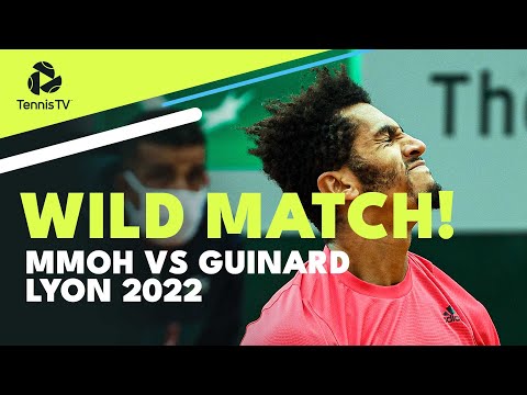 Interrupted Play, Underarm Serves & Drama To The End 😳 Crazy Mmoh vs Guinard Match! | Lyon 2022