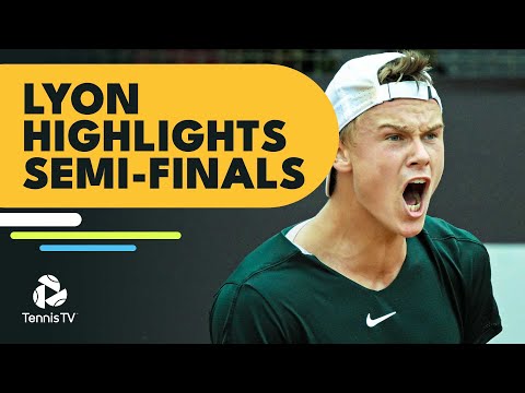 Norrie vs Rune Battle; Molcan vs De Minaur | Lyon 2022 Semi-Final Highlights