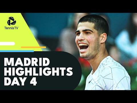 Djokovic Vs Monfils; Alcaraz, Murray & Shapovalov In Action | Madrid 2022 Day 4 Highlights