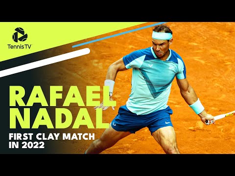 Rafa Nadal's First Clay Court Match Of 2022 Vs Kecmanovic | Madrid 2022 Highlights