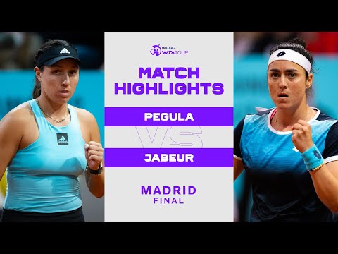 Jessica Pegula vs. Ons Jabeur | 2022 Madrid Final | WTA Match Highlights