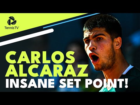 BEDLAM IN MADRID! Insane Carlos Alcaraz Set Point vs Djokovic | Madrid 2022 Highlights