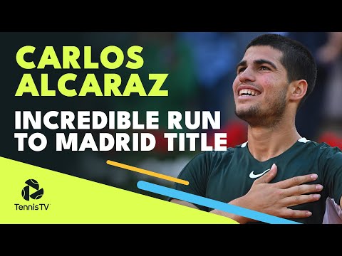 Carlos Alcaraz Beats Top 3 Seeds To Clinch Madrid Title