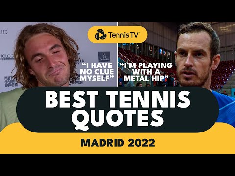 Murray's Metal Hip, Alcaraz Ready to Win a Grand Slam, and Orange Chairs! | Best Quotes Madrid 2022