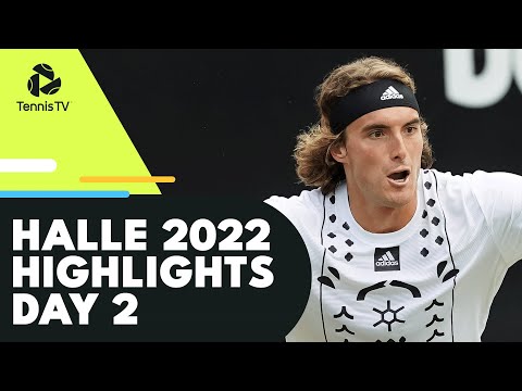 Tsitsipas Faces Bonzi; Kyrgios & Auger-Aliassime Start Campaigns! | Halle 2022 Highlights Day 2