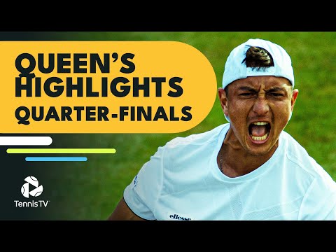 Berrettini vs Paul; Cilic, Van de Zandschulp In Action | Queen's 2022 Quarter-Final Highlights