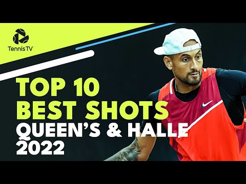 Kyrgios Trickshots & Hurkacz Magic ✨ | Top 10 Best Shots & Points From Queen's & Halle 2022