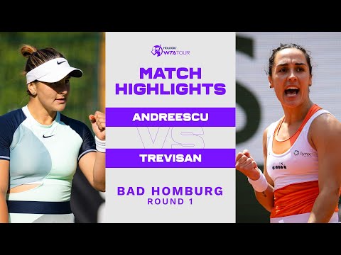 Bianca Andreescu vs. Martina Trevisan | 2022 Bad Homburg Round 1 | WTA Match Highlights