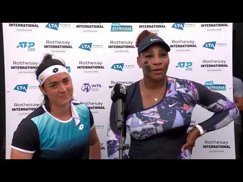 Serena Williams and Ons Jabeur: 2022 Eastbourne First Round Win