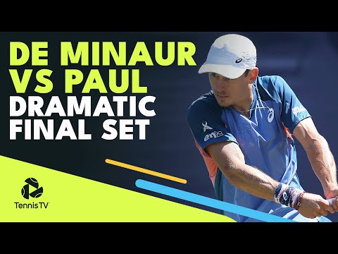 Alex De Minaur vs Tommy Paul Dramatic Final Set! | Eastbourne 2022