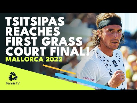 Stefanos Tsitsipas Brilliant Tennis To Reach First Career Grass Court Final in Mallorca! 🇬🇷 🌱