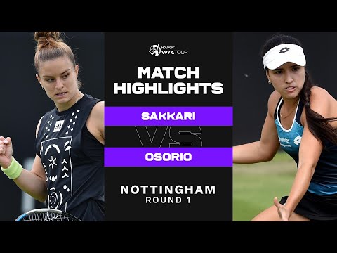 Maria Sakkari vs. Camila Osorio | 2022 Nottingham Round 1 | WTA Match Highlights