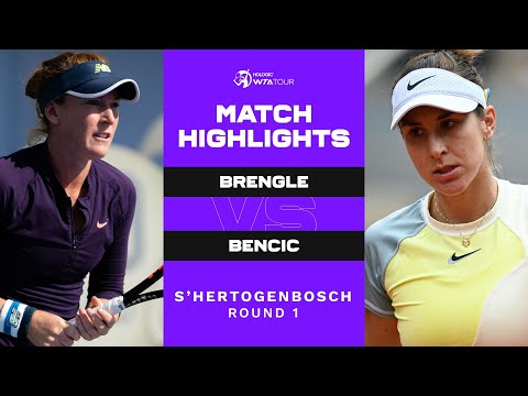 Madison Brengle vs. Belinda Bencic | 2022 s-Hertogenbosch Round 1 | WTA Match Highlights