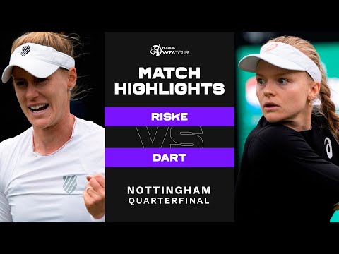 Alison Riske vs. Harriet Dart | 2022 Nottingham Quarterfinals | WTA Match Highlights