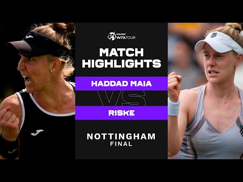 Beatriz Haddad Maia vs. Alison Riske | 2022 Nottingham Final | WTA Match Highlights