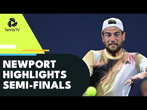 John Isner vs Maxime Cressy; Alexander Bublik vs Jason Kubler | Newport 2022 Semi-Final Highlights