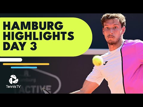 Carreno Busta Battles Molcan, Rublev & Davidovich Fokina In Action | Day 3 Hamburg 2022 Highlights