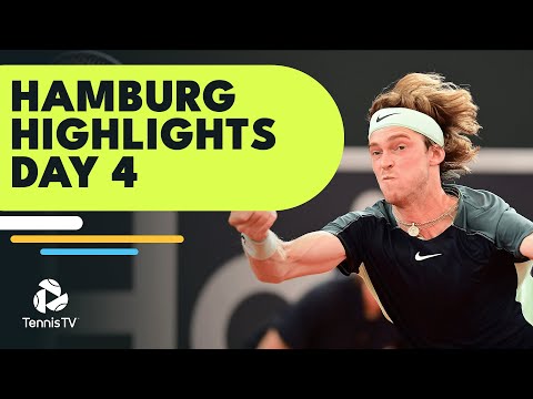 Alcaraz Battles Krajinovic; Rublev, Fognini, Khachanov in Action | Hamburg 2022 Day 4 Highlights