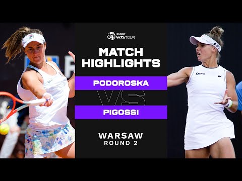 Nadia Podoroska vs. Laura Pigossi | 2022 Warsaw Round 2 | WTA Match Highlights