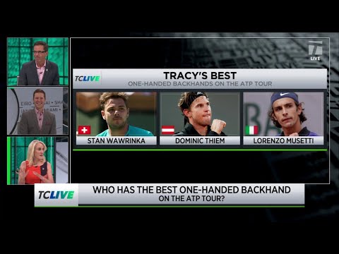 Tennis Channel Live: Best One-Handed Backhand on ATP Tour