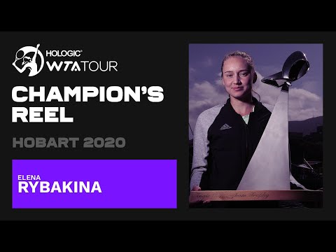 TOP PLAYS from champion Elena Rybakina's week at Hobart 2020! 🏆