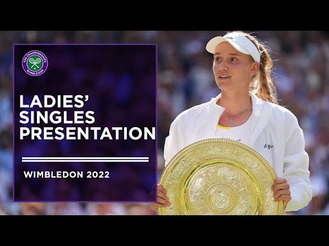 Ladies' Singles Final Trophy Presentation | Wimbledon 2022