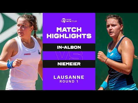 Ylena In-Albon vs. Jule Niemeier | 2022 Lausanne Round 1 | WTA Match Highlights