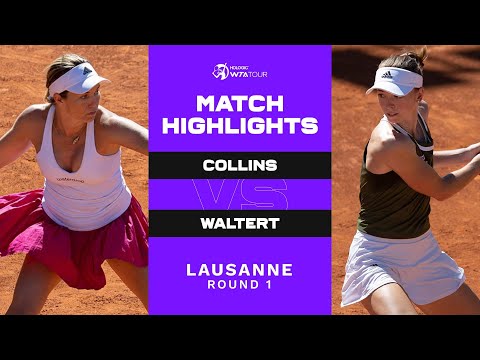 Danielle Collins vs. Simona Waltert | 2022 Lausanne Round 1 | WTA Match Highlights