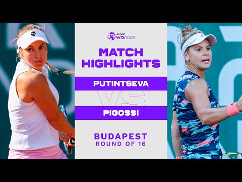 Yulia Putintseva vs. Laura Pigossi | 2022 Budapest Round of 16 | WTA Match Highlights