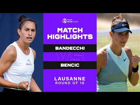 Susan Bandecchi vs. Belinda Bencic | 2022 Lausanne Round of 16 | WTA Match Highlights