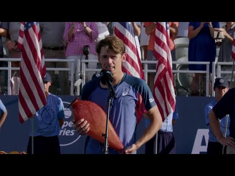 Alex de Minaur: Atlanta Open Speech