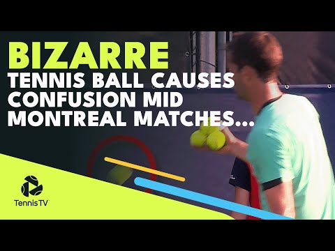 BIZARRE: Tennis Ball Causes Confusion Mid Montreal Matches | Montreal 2022