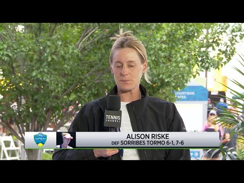 Alison Riske: 2022 Cincinnati First Round Win Interview