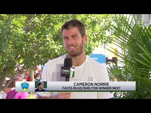 Cameron Norrie: 2022 Cincinnati Second Round Win Interview