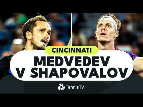 Daniil Medvedev vs Denis Shapovalov Quality Match | Cincinnati 2022 Highlights