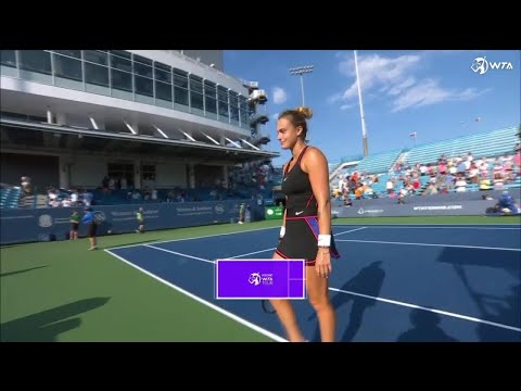 A. Sabalenka vs. S. Zhang - Match Highlights