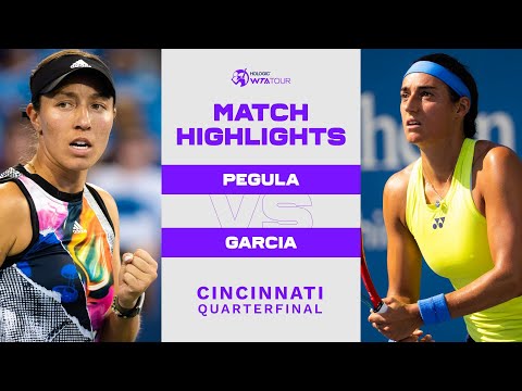 Jessica Pegula vs. Caroline Garcia | 2022 Cincinnati Quarterfinal | WTA Match Highlights