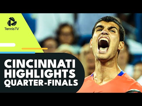 Alcaraz and Norrie Epic; Medvedev and Fritz Clash | Cincinnati 2022 Quarter-Final Highlights