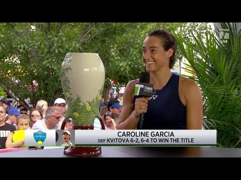 Caroline Garcia Interview: Cincinnati F