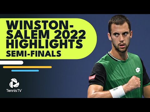 Djere Faces Huesler; Van de Zandschulp Takes On Mannarino | Winston Salem Open Semi-Final Highlights